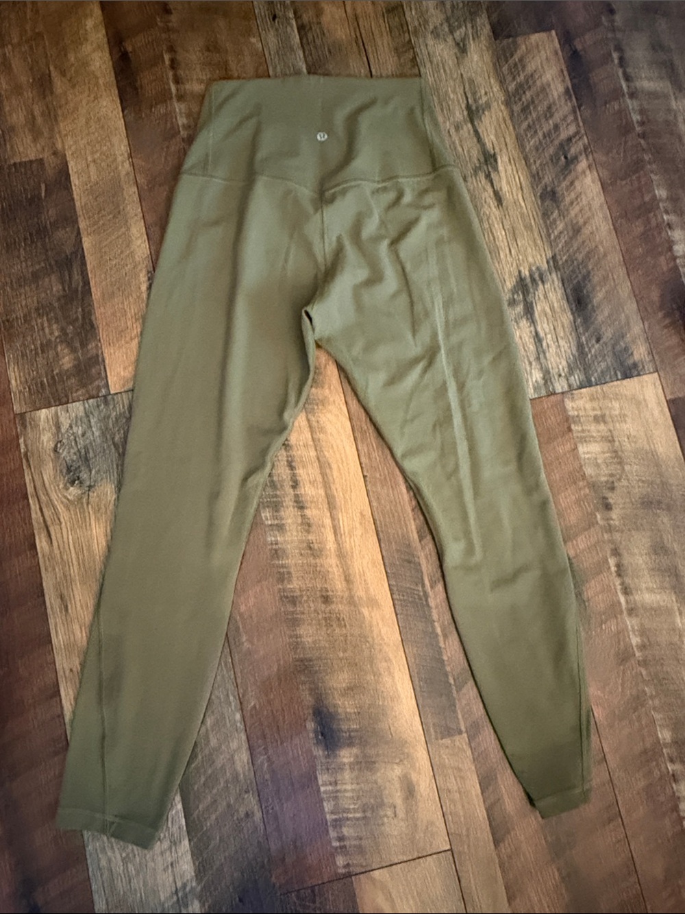 Lululemon Olive Green High-Waisted Leggings